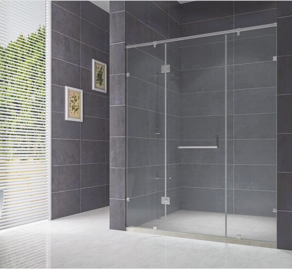 Wall-To-Wall Shower Partition